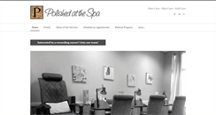 Desktop Screenshot of polishedatthespa.com